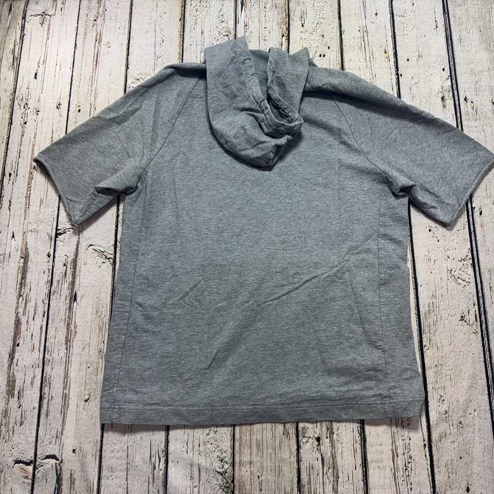 Jordan Hoodie Mens Large Gray Re2pect Short Sleeve Pullover Cotton Jumpman Nike
